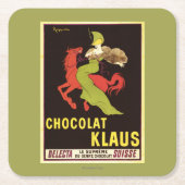 Chocolat Klaus Advertisement Poster Kartonnen Onderzetters (Voorkant)
