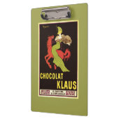 Chocolat Klaus Advertisement Poster Klembord (Links)