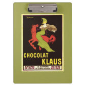 Chocolat Klaus Advertisement Poster Klembord (Voorkant)