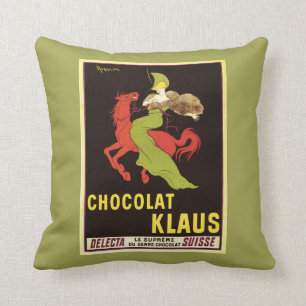 Chocolat Klaus Advertisement Poster Kussen