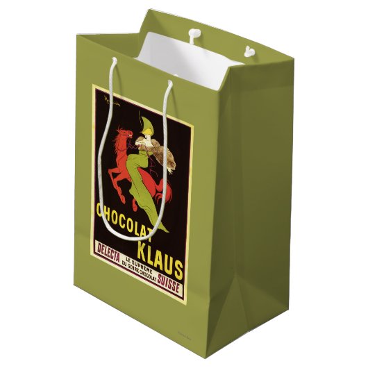 Chocolat Klaus Advertisement Poster Medium Cadeauzakje (Achterkant Gekanteld)