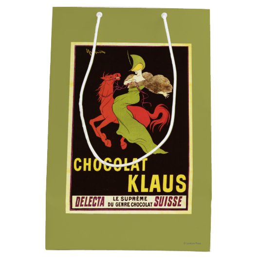 Chocolat Klaus Advertisement Poster Medium Cadeauzakje (Achterkant)