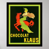 Chocolat Klaus ~ Franse reclame Poster (Voorkant)