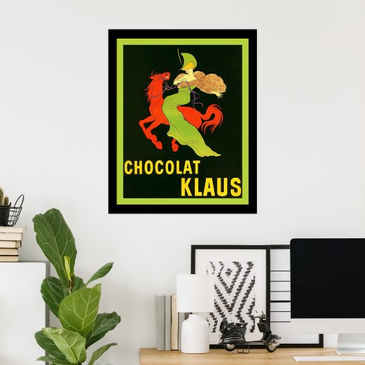 Chocolat Klaus ~ Franse reclame Poster (Thuiskantoor)