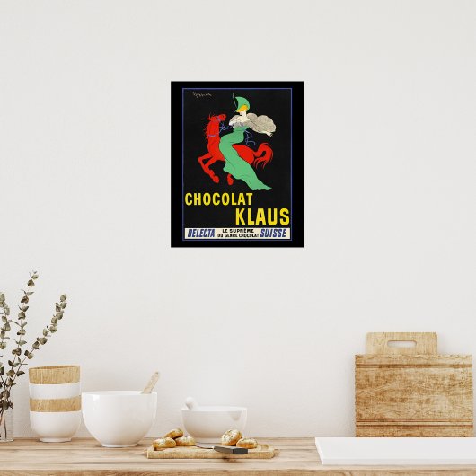 Chocolat Klaus, reclame, Poster (Keuken)