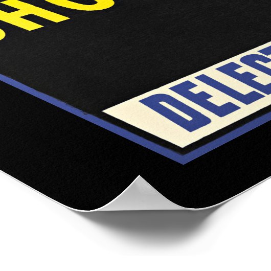 Chocolat Klaus, reclame, Poster (Hoek)