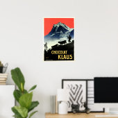 CHOCOLAT KLAUS Swiss Chocolate Drink Advertisement Poster (Thuiskantoor)