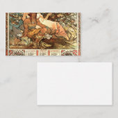 Chocolat Masson Alphonse Mucha Visitekaartje (Voorkant / Achterkant)