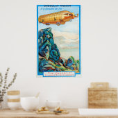 Chocolat Masson en Zeppelin Airship Poster (Keuken)