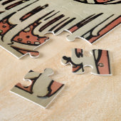 Chocolat Masson van Alphonse Mucha Legpuzzel (Zijkant)
