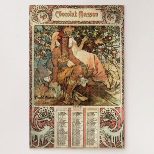 Chocolat Masson van Alphonse Mucha Legpuzzel