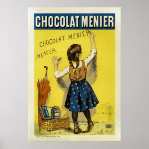 Chocolat Menier  Frans Adverteren Poster