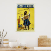 Chocolat Menier  Frans Adverteren Poster (Keuken)