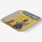 Chocolat menier meisje muur schrijven papieren bordje (Gebogen)