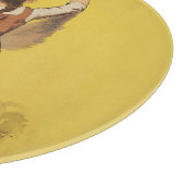 Chocolat menier meisje muur schrijven snijplank (Hoek)