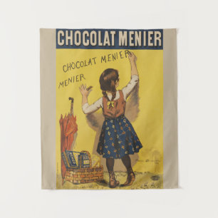 Chocolat menier meisje muur schrijven wandkleed