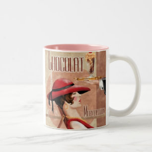 Chocolat Merveleux Tweekleurige Koffiemok