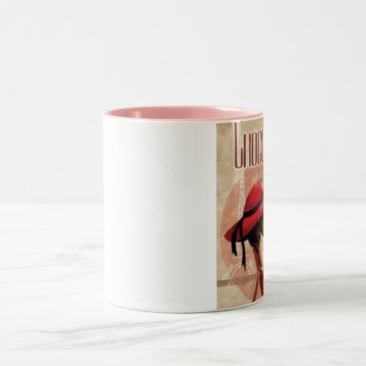 Chocolat Merveleux Tweekleurige Koffiemok (Center)