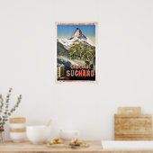 Chocolat Suchard, le Matterhorn (Cervin) Poster (Keuken)