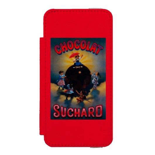 Chocolat Suchard  Poster Europe Incipio iPhone Portemonnee Hoesje (Voorkant Agenda)