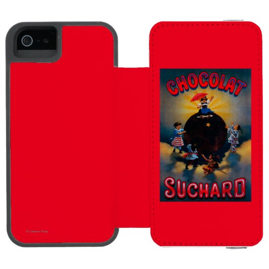 Chocolat Suchard  Poster Europe Incipio iPhone Portemonnee Hoesje (Agenda Open)