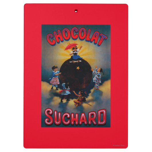Chocolat Suchard  Poster Europe Klembord (Achterkant)