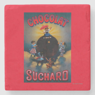 Chocolat Suchard  Poster Europe Stenen Onderzetter