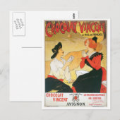 Chocolat Vincent Food and Art Briefkaart (Voorkant / Achterkant)