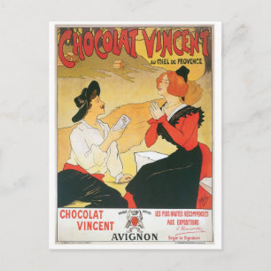Chocolat Vincent Food and Art Briefkaart