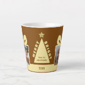 Chocolate 2 Photo Minimalist Keepsake Latte Mok (Voorkant)