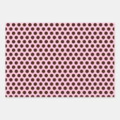 Chocolate aardbery Love Wrapping Paper Set van 3 (Voorkant 2)