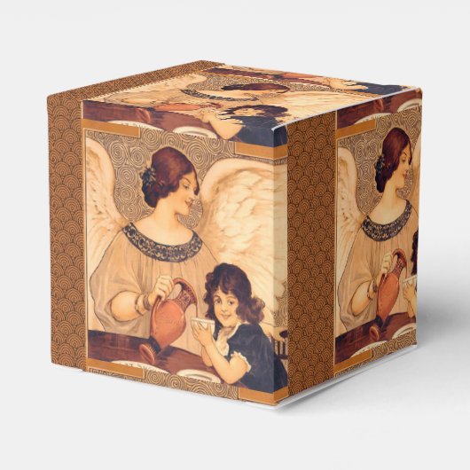 Chocolate Angel Frans Antiek Bedankdoosjes (Achterkant)