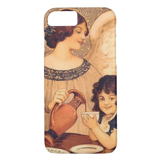 Chocolate Angel Frans Antiek Case-Mate iPhone Case (Achterkant)