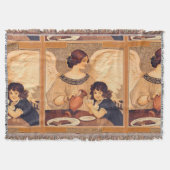 Chocolate Angel Frans Antiek Deken (Voorkant)