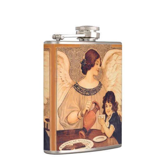 Chocolate Angel Frans Antiek Heupfles (Rechts)