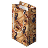 Chocolate Angel Frans Antiek Klein Cadeauzakje (Voorkant Gekanteld)