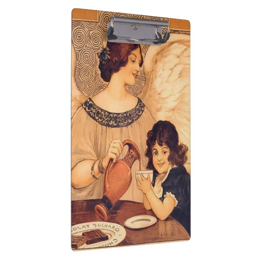 Chocolate Angel Frans Antiek Klembord (Rechts)