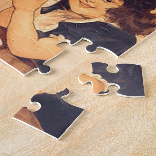 Chocolate Angel Frans Antiek Legpuzzel (Zijkant)