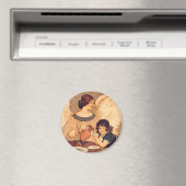 Chocolate Angel Frans Antiek Magneet (Insitu (Vaatwasser))