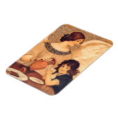 Chocolate Angel Frans Antiek Magneet (Linkerzijde)