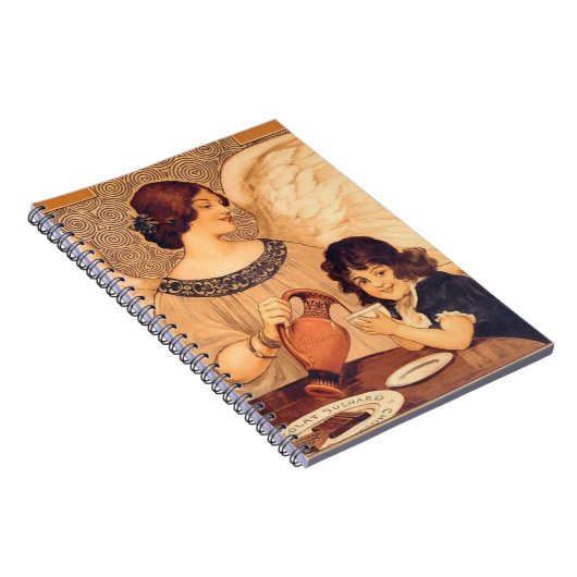 Chocolate Angel Frans Antiek Notitieboek (Rechterzijde)