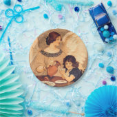 Chocolate Angel Frans Antiek Papieren Bordje (Feest)