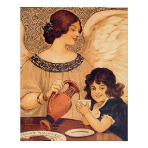 Chocolate Angel Frans Antiek Perfect Poster