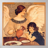 Chocolate Angel Frans Antiek Poster (Voorkant)