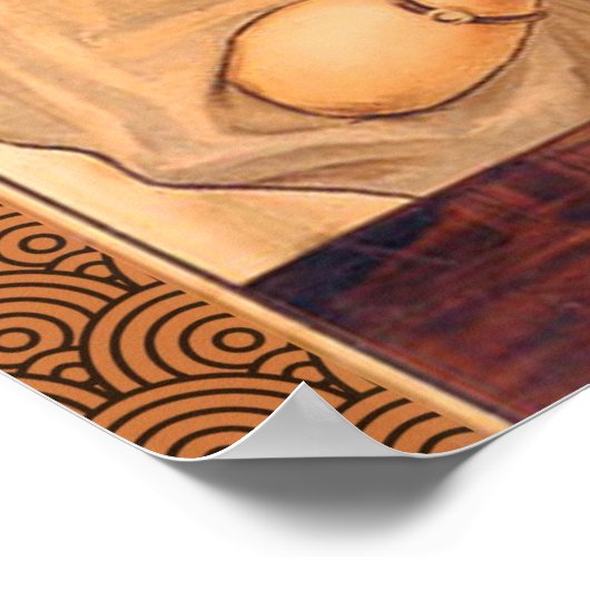 Chocolate Angel Frans Antiek Poster (Hoek)