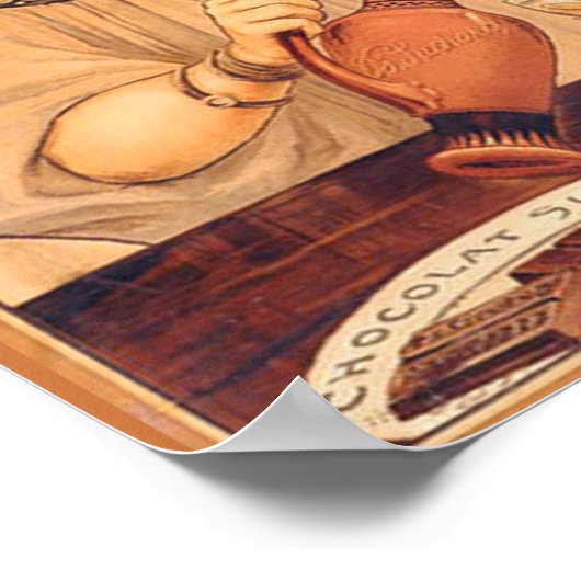 Chocolate Angel Frans Antiek Poster (Hoek)