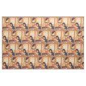 Chocolate Angel Frans Antiek Stof (Fat Quarter)
