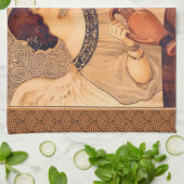 Chocolate Angel Frans Antiek Theedoek (Gevouwen)