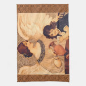 Chocolate Angel Frans Antiek Theedoek (Verticaal)