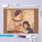 Chocolate Angel Frans Antiek Tissuepapier (Craft)